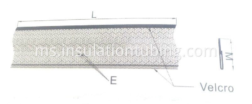 Expandable Polyester Mesh Sleeve size